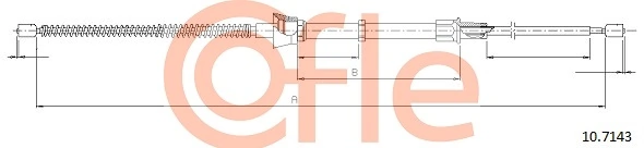 Cable Pull, parking brake 10.7143