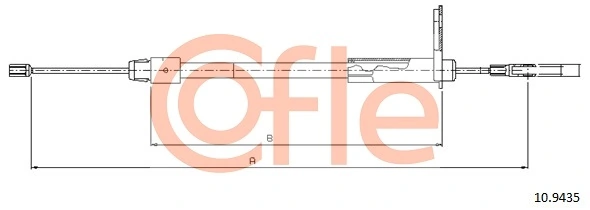 Cable Pull, parking brake 92.10.9435