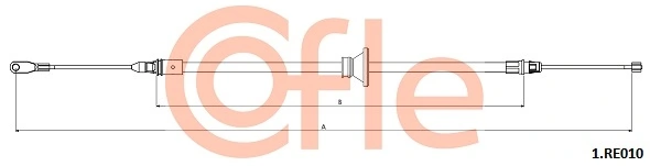 Cable Pull, parking brake 92.1.RE010