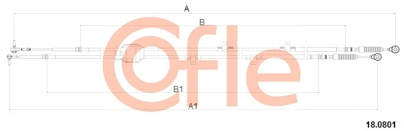 Cable Pull, manual transmission 18.0801