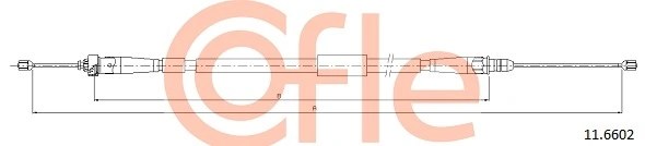 Cable Pull, parking brake 11.6602