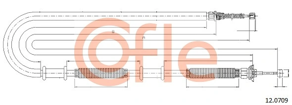 驻车制动拉索 92.12.0709