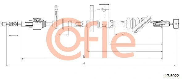 Cable Pull, parking brake 92.17.5022