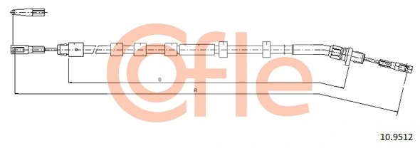 Cable Pull, parking brake 92.10.9512