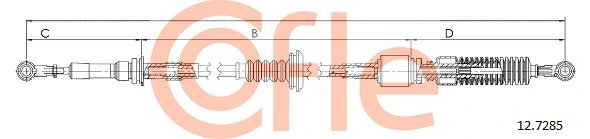 Cable Pull, manual transmission 12.7285