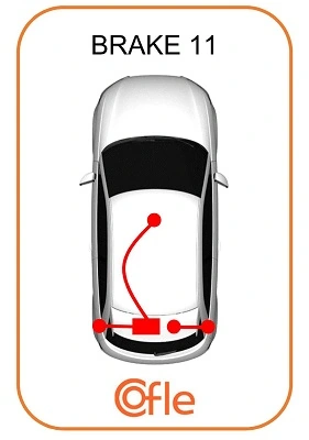 Cable Pull, parking brake 92.11.5591