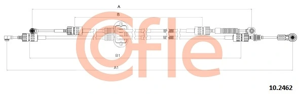 Cable Pull, manual transmission 10.2462