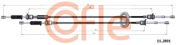 Cable Pull, manual transmission 11.2891