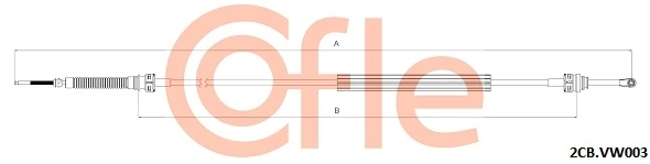 Cable Pull, manual transmission 92.2CB.VK003