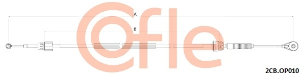 Cable Pull, manual transmission 2CB.OP010