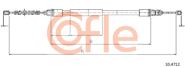 Cable Pull, parking brake 92.10.4712