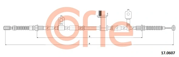 Cable Pull, parking brake 92.17.0607