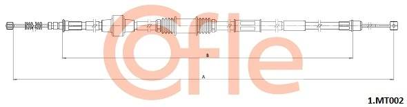 COFLE 1.MT002 Cable Pull, parking brake