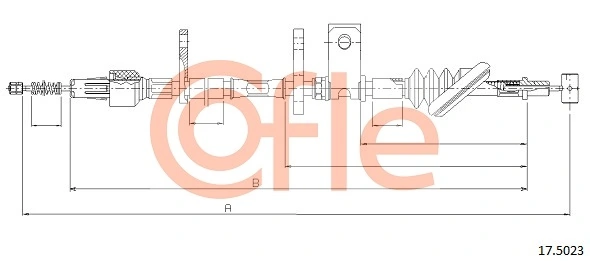 Cable Pull, parking brake 92.17.5023