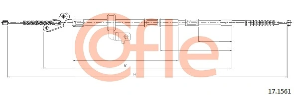 Cable Pull, parking brake 92.17.1561