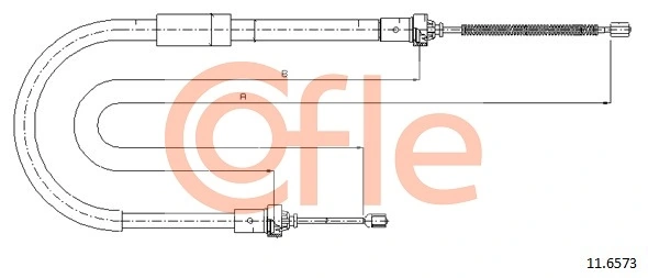 Cable Pull, parking brake 11.6573