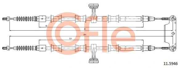 Cable Pull, parking brake 11.5946