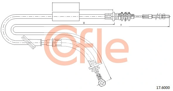 Cable Pull, parking brake 92.17.6000