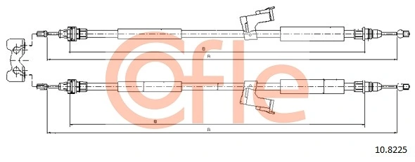 驻车制动拉索 10.8225