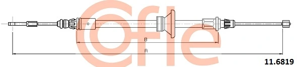 Cable Pull, parking brake 92.11.6819
