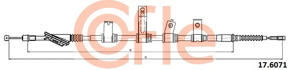 Cable Pull, parking brake 92.17.6071