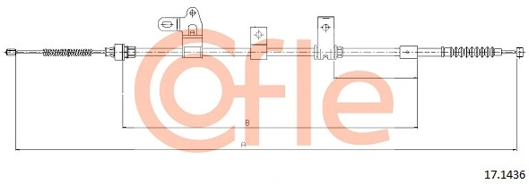 Cable Pull, parking brake 92.17.1436