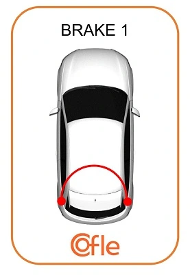 Cable Pull, parking brake 10.8594