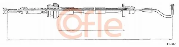 Accelerator Cable 11.087