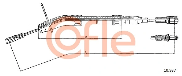 Cable Pull, parking brake 92.10.937