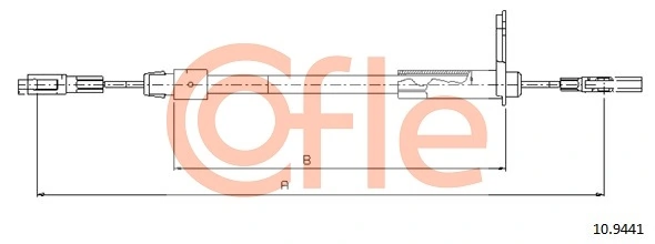 Cable Pull, parking brake 92.10.9441
