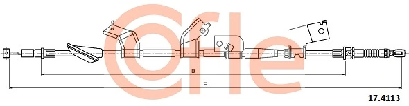 Cable Pull, parking brake 92.17.4113