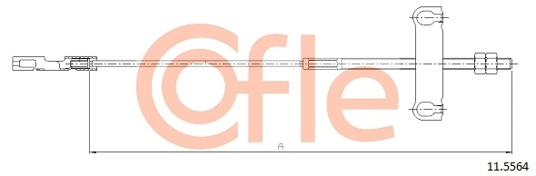 Cable Pull, parking brake 92.11.5564