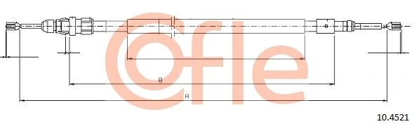 Cable Pull, parking brake 92.10.4521