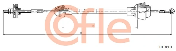 Cable Pull, clutch control 10.3601