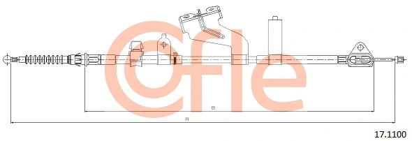 Cable Pull, parking brake 92.17.1100