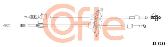 Cable Pull, manual transmission 12.7283