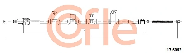 Cable Pull, parking brake 92.17.6062