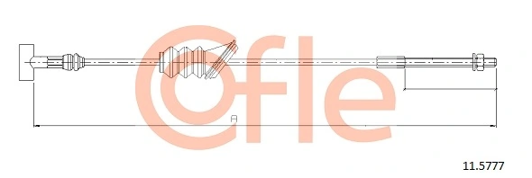 Cable Pull, parking brake 92.11.5777