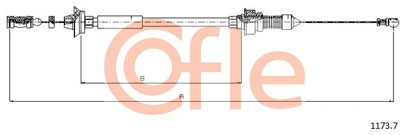 Accelerator Cable 92.1173.7