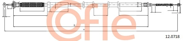 Cable Pull, parking brake 12.0718
