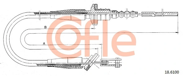 Cable Pull, clutch control 18.6100
