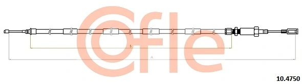 Cable Pull, parking brake 10.4750