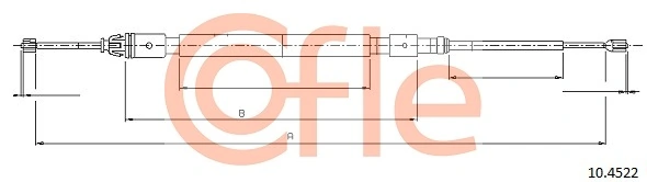 驻车制动拉索 10.4522