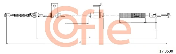 Cable Pull, parking brake 92.17.3530