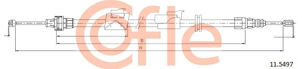 Cable Pull, parking brake 92.11.5497