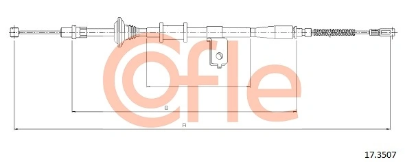 Cable Pull, parking brake 92.17.3507