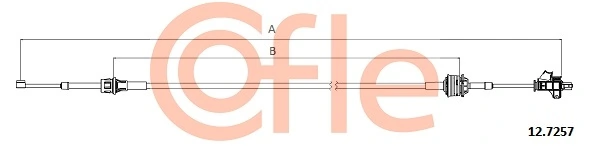 Cable Pull, manual transmission 92.12.7257
