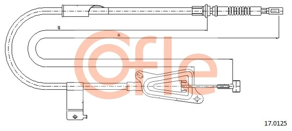 Cable Pull, parking brake 92.17.0125