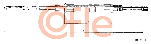 Cable Pull, parking brake 92.10.7401