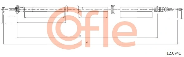 驻车制动拉索 12.0741
